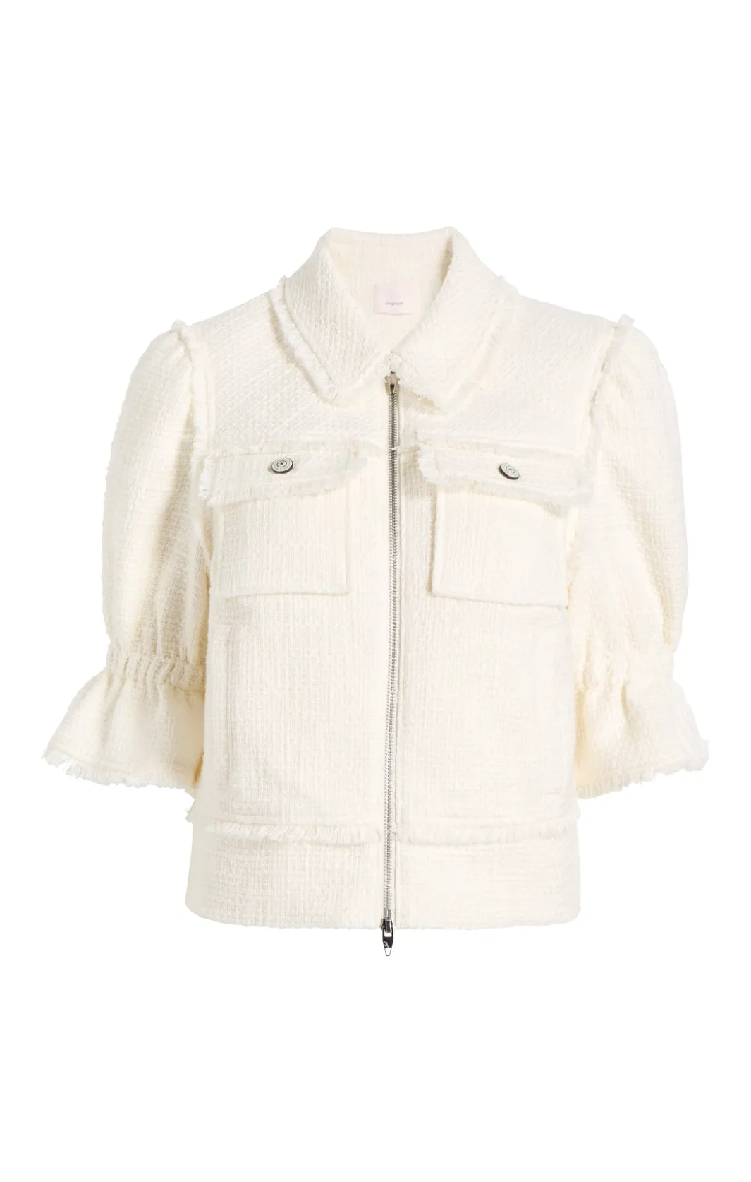Jackets<Cinq à Sept Boucle Holly Jacket Gardenia
