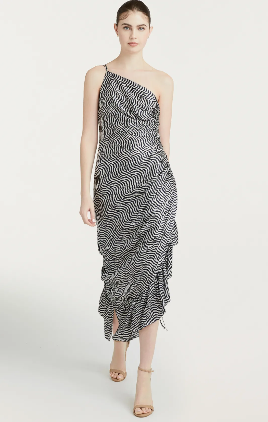 Midi | Cocktail & Evening<Cinq à Sept Christel Dress Ivory/navy