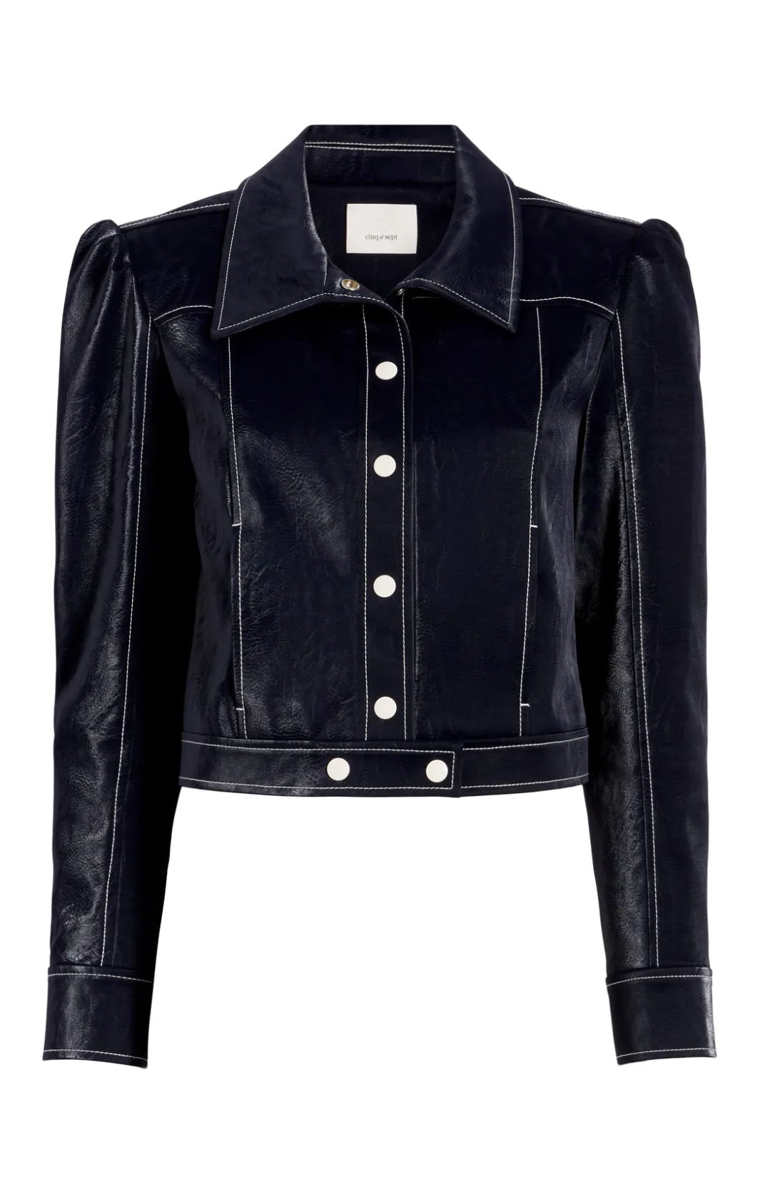 Jackets<Cinq à Sept Ciara Jacket Navy/White