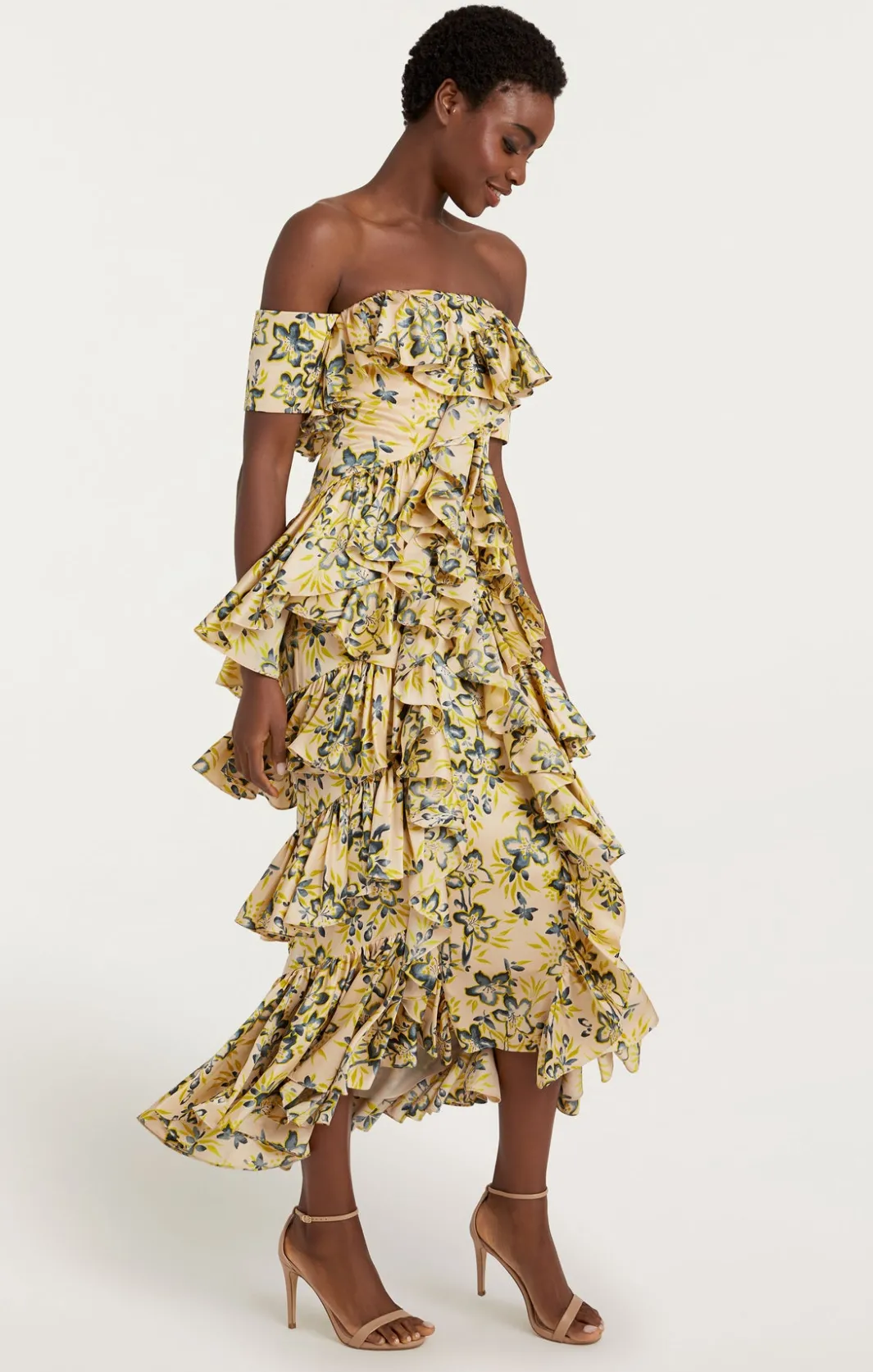 Midi<Cinq à Sept Eleonora Dress PomeloMulti