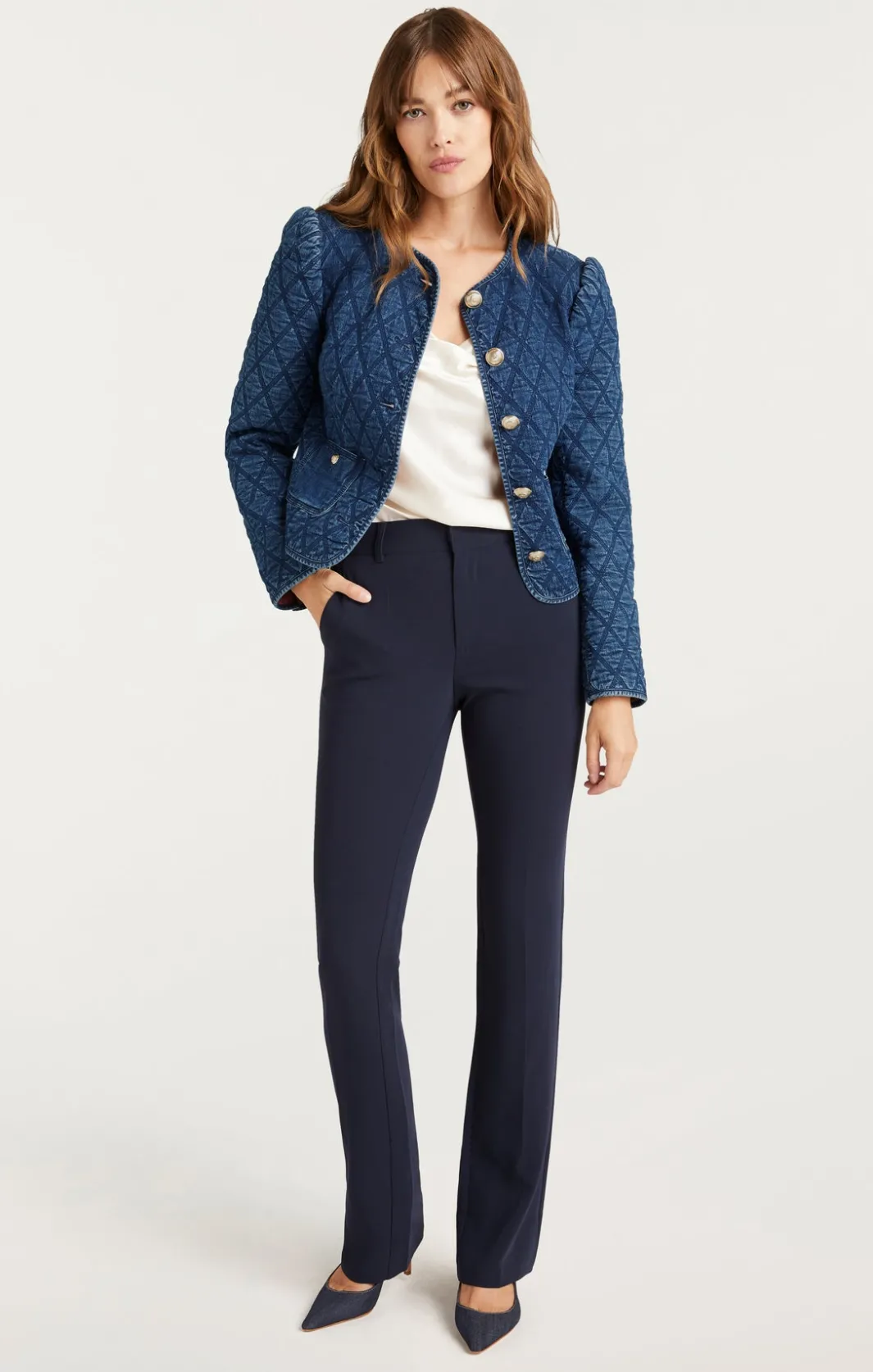 Jackets | Denim<Cinq à Sept Gretchen Jacket MediumWash