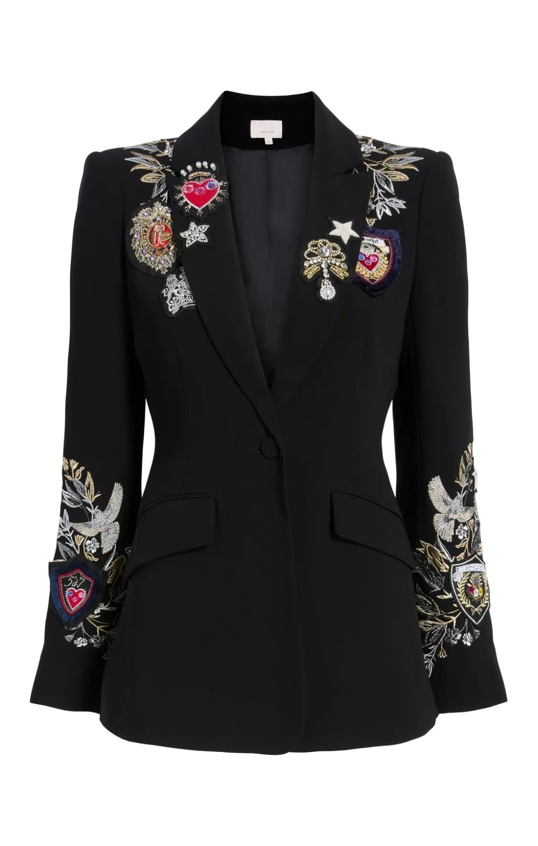 Blazers<Cinq à Sept Heritage Patch Cheyenne Blazer BlackMulti