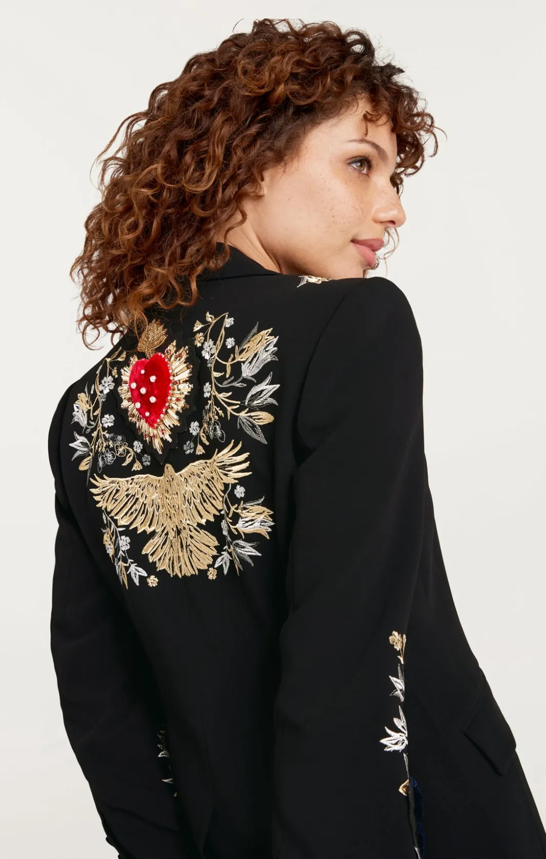 Blazers<Cinq à Sept Heritage Patch Cheyenne Blazer BlackMulti