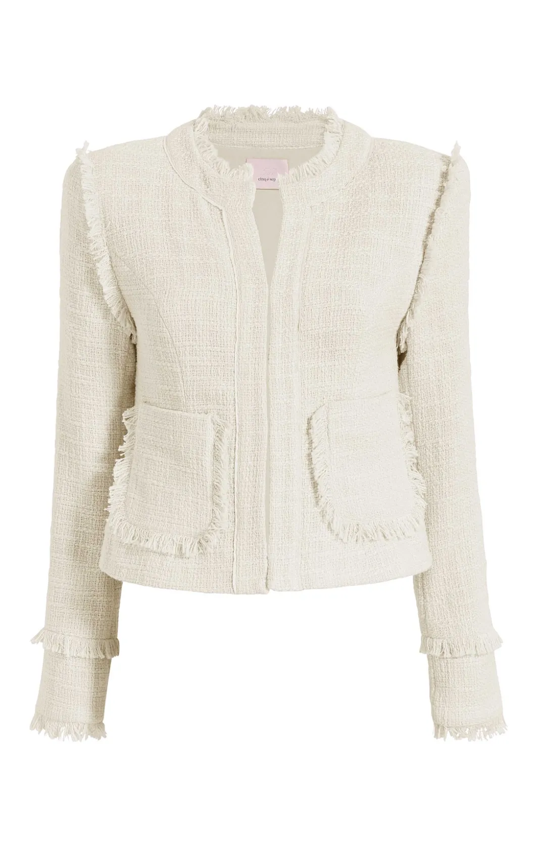 Jackets<Cinq à Sept Keegan Jacket Gardenia