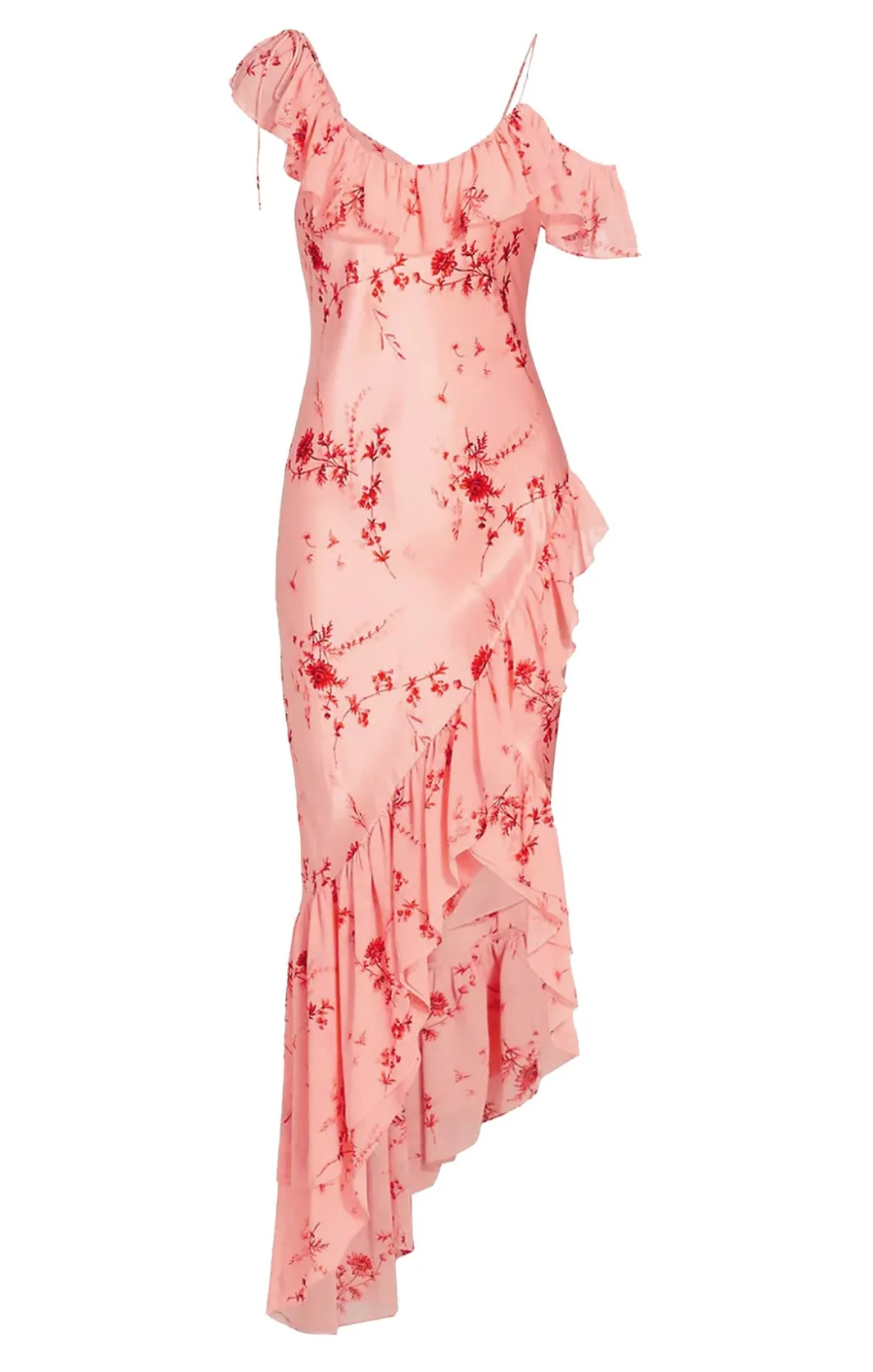 Midi | Cocktail & Evening<Cinq à Sept Kersti Dress PaleRoseMulti