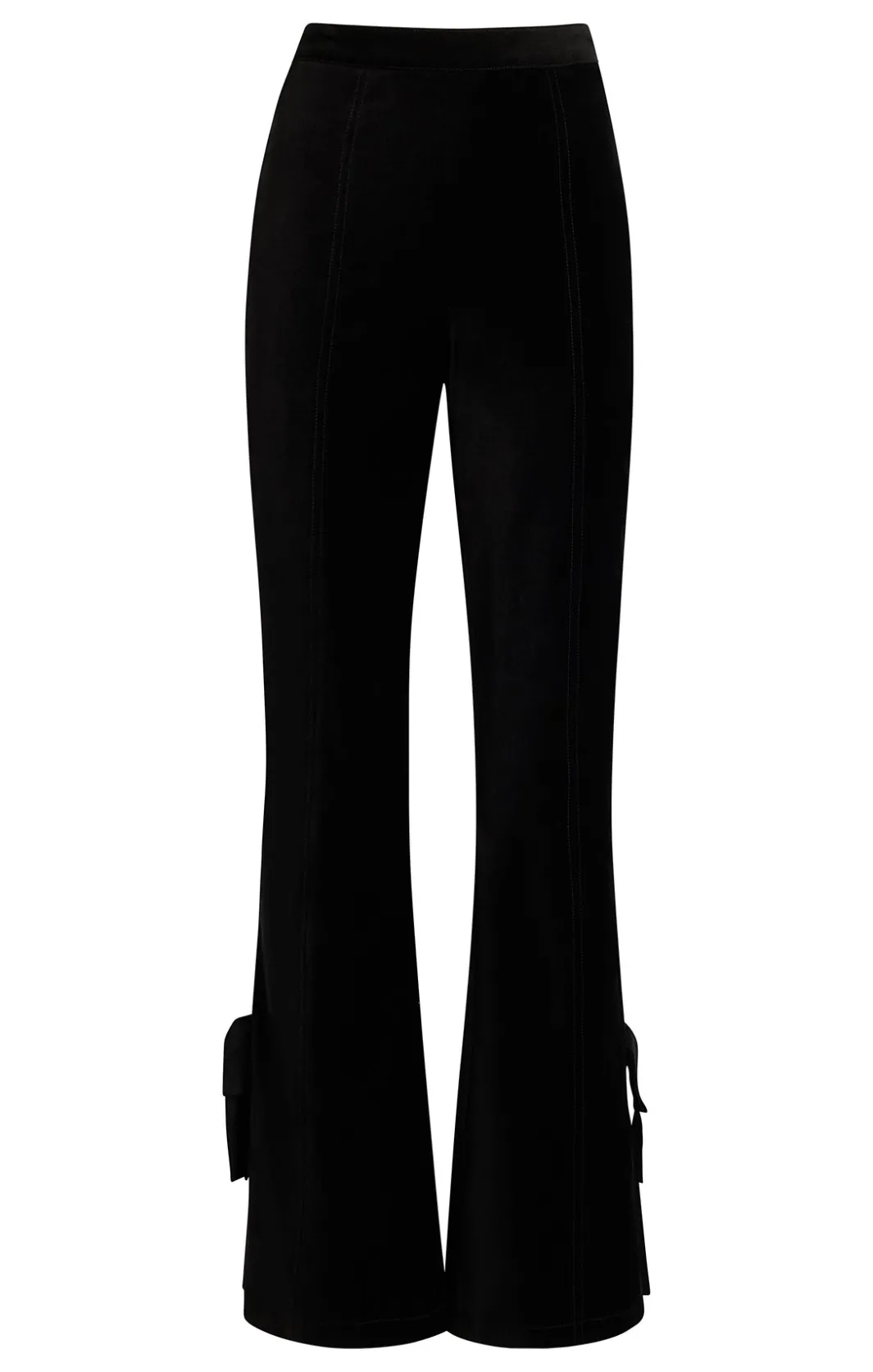 Pants<Cinq à Sept Velvet Long Lou Pant Black