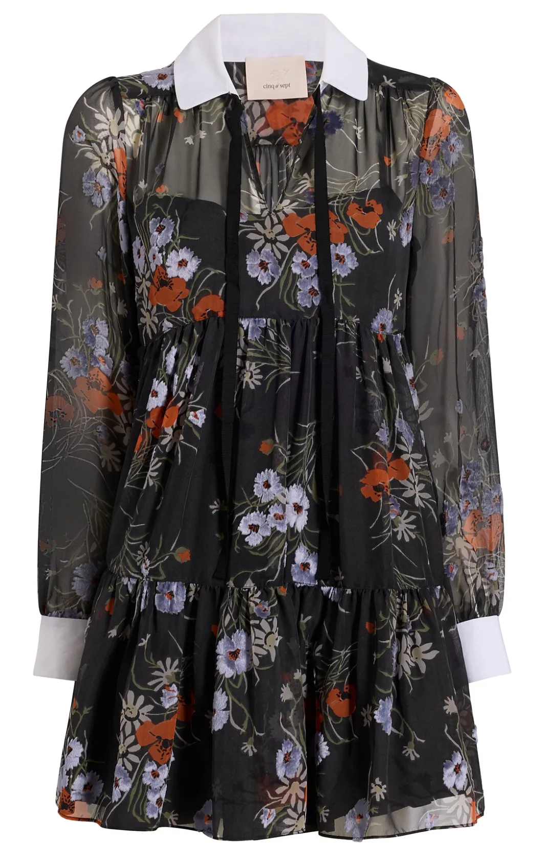 Mini<Cinq à Sept Vianne Dress ObsidianMulti